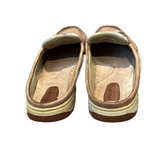 Sperry Top-Sider Women's Size 7 Boat Shoes Leather Slip On Open Back Mule - Picture 4 of 6